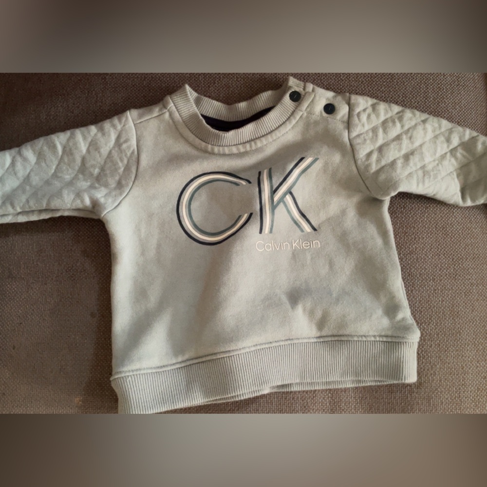 Calvin Klein Kids green Quilted Sweatshirt
